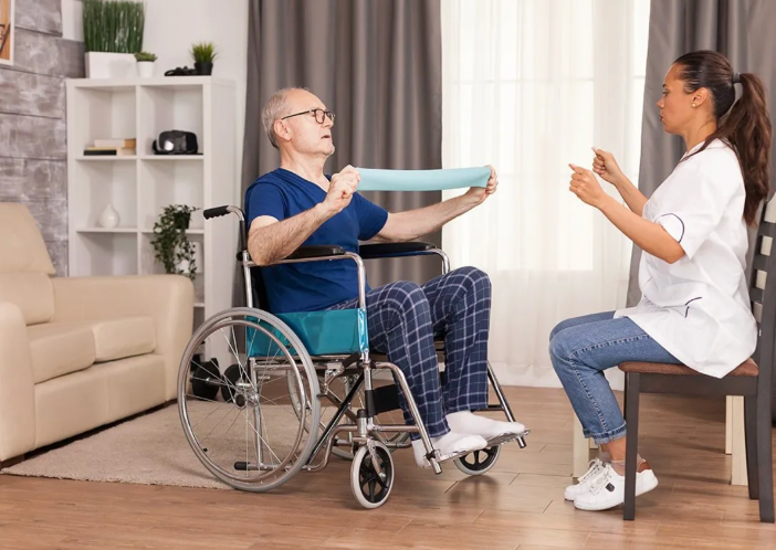 Terapias físicas para persona con discapacidad